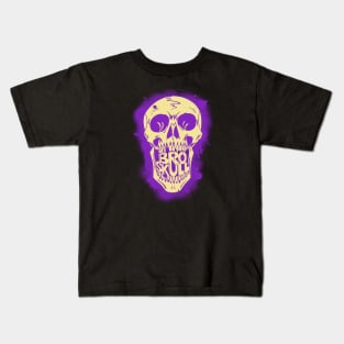 Broskull Small Logo V.1 Skeletor Design Kids T-Shirt